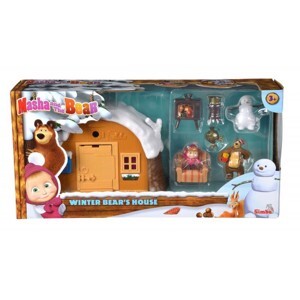 Búp bê Masha and The Bear Masha Play Set ''Winter Bear's House'' 109301023