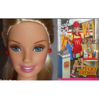 Búp bê Mcdonald's Fun Time Barbie 29395 Mattel 2001 (nude)