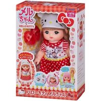 Búp bê Mell-chan Doll diện váy Hello Kitty