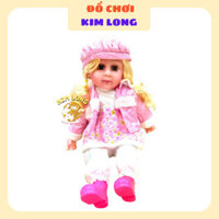 Búp bê NGA bằng bông mặc áo nhung mềm dễ thương cute cao 50cm 40m có nhạc quà tặng cho bé gái SẴN HCM