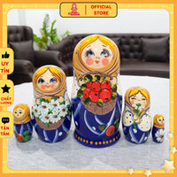 Búp bê Nga Matryoshka B161 bộ 5 con cao 18 cm