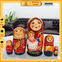 Búp bê Nga Matryoshka B173 bộ 5 con cao 18 cm