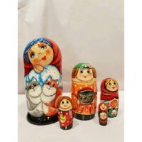Búp bê Nga Matryoshka bộ 5 con