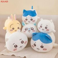 Búp bê nhồi bông Chiikawa TRÒN, Jiikawa 30 / 40CM Đồ chơi sang trọng Chiikawa, Gối ném bông Chiikawa cỡ lớn dễ thương