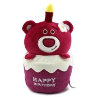 Búp bê nhồi bông hình bánh sinh nhật, chó PC, chó pudding, đồ chơi phát sáng nến Cinnamoroll, quà tặng ngày lễ