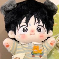 Búp Bê Nhồi Bông Hình Nhân Vật Luffy Trong One Piece 20cm Chất Liệu Cotton Dễ Thương