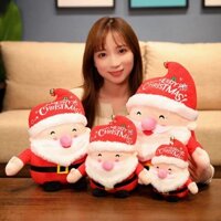 Búp bê nhồi bông hình ông già Noel/ tuần lộc dễ thương Giáng sinh