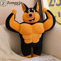 Búp bê nhồi bông hình thỏ ZONGGJZ, Gối động vật hình người sáng tạo cơ bắp mạnh mẽ, Trang trí nhà cửa Đồ chơi ôm Kawaii Đồ chơi nhồi bông cho chó mềm Đồ chơi bé gái / bé trai