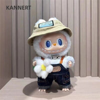 Búp bê nhồi bông KANNERT Labubububu, Mặt dây chuyền hình hành động hoạt hình 17cm, Mùa xuân dễ thương hoang dã ở nhà Series Vinyl Mặt đồ chơi nhồi bông Quà tặng móc chìa khóa