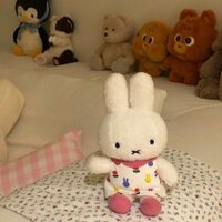 Búp bê nhồi bông Miffy Mify 25cm, búp bê cotton thoải mái khi ngủ, quà tặng Giáng sinh