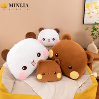 Búp bê nhồi bông MINLIA Panda Bubu, Đồ chơi nhồi bông mềm mại và Dudu, Búp bê đi cùng cho trẻ em Bộ sưu tập dễ thương Động vật nhồi bông Hoạt hình Đồ chơi búp bê Trang trí tiệc lễ hội