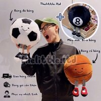 Búp bê nhồi bông to L'amour Gifts hình Quả bóng Jellycat Bóng đá Bóng rổ Bóng BiDa Bi-A size to