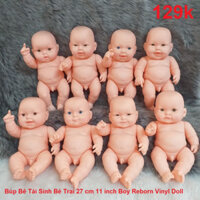 Búp Bê Nhựa Tái Sinh Bé Trai 27 cm 11 inch Baby Boy Reborn Vinyl Doll
