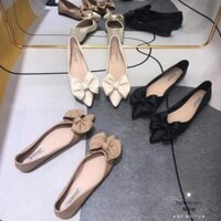 Búp bê nữ đẹp, Giày búp bê nữ đế bằng mũi nhọn phong cách hàn quốc thời trang dành cho nữ BB53 ANN_Official