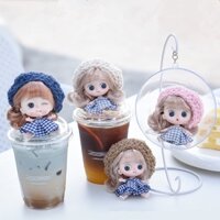 Búp bê OB11 và trang phục búp bê BJD Mini 10cm Đồ chơi mặt dễ thương