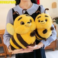 Búp bê ong nhồi bông NOVASPARK, Đồ chơi sang trọng hình con ong Kawaii hoạt hình, Gối Sofa ngộ nghĩnh Búp bê sang trọng 25 / 33cm Đồ chơi trẻ em hình con ong sang trọng