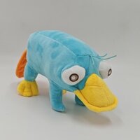Búp bê Perry búp bê thú mỏ vịt mềm màu xanh Đồ chơi vịt Thú nhồi bông búp bê nhồi bông chất độc