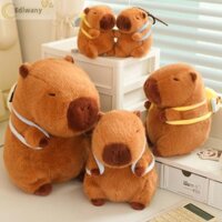 Búp bê sang trọng EDIWANY, Đồ chơi mềm mại dễ thương Capibara Anime Fluffy, Túi bạch tuộc Tôm hùm Ba lô Capybara Thú nhồi bông Quà tặng sinh nhật