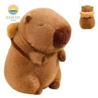 Búp bê sang trọng LARCHLO Capybara, Đồ chơi sang trọng làm bánh mì Capybara, Búp bê đi cùng trẻ em Mô phỏng hoạt hình Fluffy Capibara Fluffty Doll Trang trí nội thất