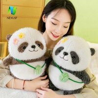 Búp bê sang trọng NEXUSF Zongzi Panda, Búp bê nhồi bông hình gấu trúc mềm mại, Bộ sưu tập hoạt hình sáng tạo PP Cotton Zongzi Panda Đồ chơi nhồi bông Trang trí nội thất