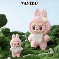 Búp bê sang trọng YAYEEO Labubububu, Mặt dây chuyền hình hành động hoạt hình 17cm, Bộ đồ chơi nhồi bông mặt Vinyl dễ thương Quà tặng móc chìa khóa