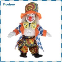 Búp bê sứ hình chú hề đứng Koolsoo kèm trang phục cho trẻ em Quà tặng Giáng sinh cho trẻ em