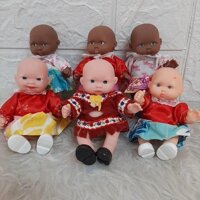 Búp Bê Tái Sinh Nhựa mềm 12 cm Vinyl reborn Baby 5 inch Doll