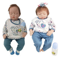 Búp Bê Thân Gòn mềm nhũn nhóc tì Ngủ Đông 55 cm = 22 inch NPK Reborn Vinyl Doll PVN5332