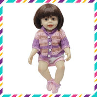 Búp Bê Thân Nhựa Mềm Mại 55 cm = 22 inch Reborn Silicon Vinyl Doll PVN7823