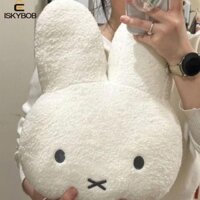 Búp bê thỏ sang trọng FUJIZOU, Búp bê ngọt ngào Gối sang trọng đầu thỏ thoải mái, Sofa sáng tạo Trang trí hoạt hình Gối thỏ Kawaii Quà tặng sinh nhật