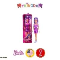 Búp bê thời trang Barbie - Petite & Purple Metallic Dress