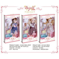 BÚP BÊ THỜI TRANG CÓ KHỚP (KÈM PK TRANG ĐIỂM) 1026 (YF1102O)