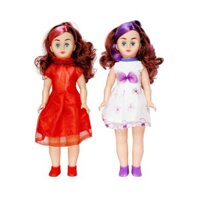 Búp bê tóc móc lai dễ thương có đèn nhạc HT7699