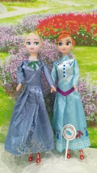 Búp bê tóc vàng công chúa elsa, công chúa anna