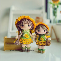 búp bê trái thơm bằng len, Búp bê len, Đồ chơi cho bé