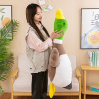 Búp bê vịt trời siêu dễ thương đồ chơi sang trọng gối ôm dài tặng bạn gái quà sinh nhật búp bê trẻ em an ủi