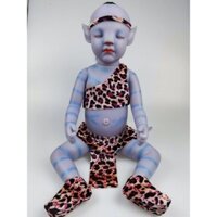 Búp bê Yêu Tinh Xanh phát sáng 22in 55cm NPK Silicone Reborn Doll
