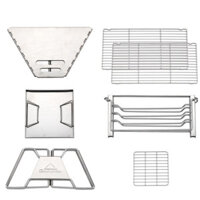 bupa Bếp nướng campingmoon, bếp nướng gấp gọn ngoài trời X-two Inox 304 chống sét chống gỉ cao cấp