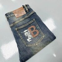 Burberry1457 Quần jean nam thẳng co giãn phong cách mới