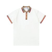 Burberry1476 Phong Cách Mới Thêu Cổ Áo polo Thời Trang Thường Ngày