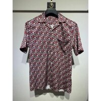 Burberry1537 Phong Cách Mới Slim-fit In Hình Áo Sơ Mi Tay Ngắn Màu Nam