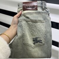 Burberry2025 Jeans Dạo Phố Quần Jean Cao Cấp Quần Nam Co Giãn