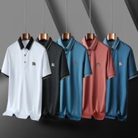 Burberry2561 Áo Sơ Mi POLO Nam Thêu Áo Thun Nam Tính Khí Hàng Đầu Phù Hợp Với Anh Thoáng Khí