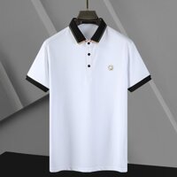 Burberry2563 Áo Sơ Mi POLO Nam Thanh Niên Tay Ngắn Rời Cotton Nguyên Chất Áo Sơ Mi POLO
