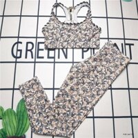 Burberry2563 Bộ đồ thể thao nữ Áo Vest Phong cách lưng đẹp Bộ đồ tập Yoga co giãn thoải mái [có nhãn và thẻ]