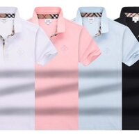 Burberry2601 Áo sơ mi polo nam phong cách mới in hình ve áo thông thường