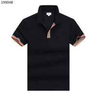 Burberry4689 Phong Cách Mới Áo polo Thường Ngày Nhanh Khô Thêu Ve Áo Nam