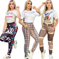 Burberry9324 Phong Cách Mới Thường Ngày Quần Ngắn Tay Phù Hợp Với Nữ