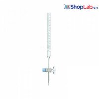 Buret khóa thủy tinh 50ml, vạch chia 0.1ml Onelab