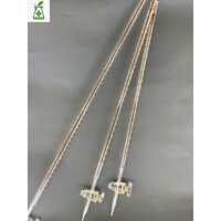 Buret thủy tinh trắng 10ml-25ml-50ml - khóa thủy tinh bomex